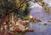John Douglas Woodward Villa Carlotta, Lake Como France oil painting reproduction